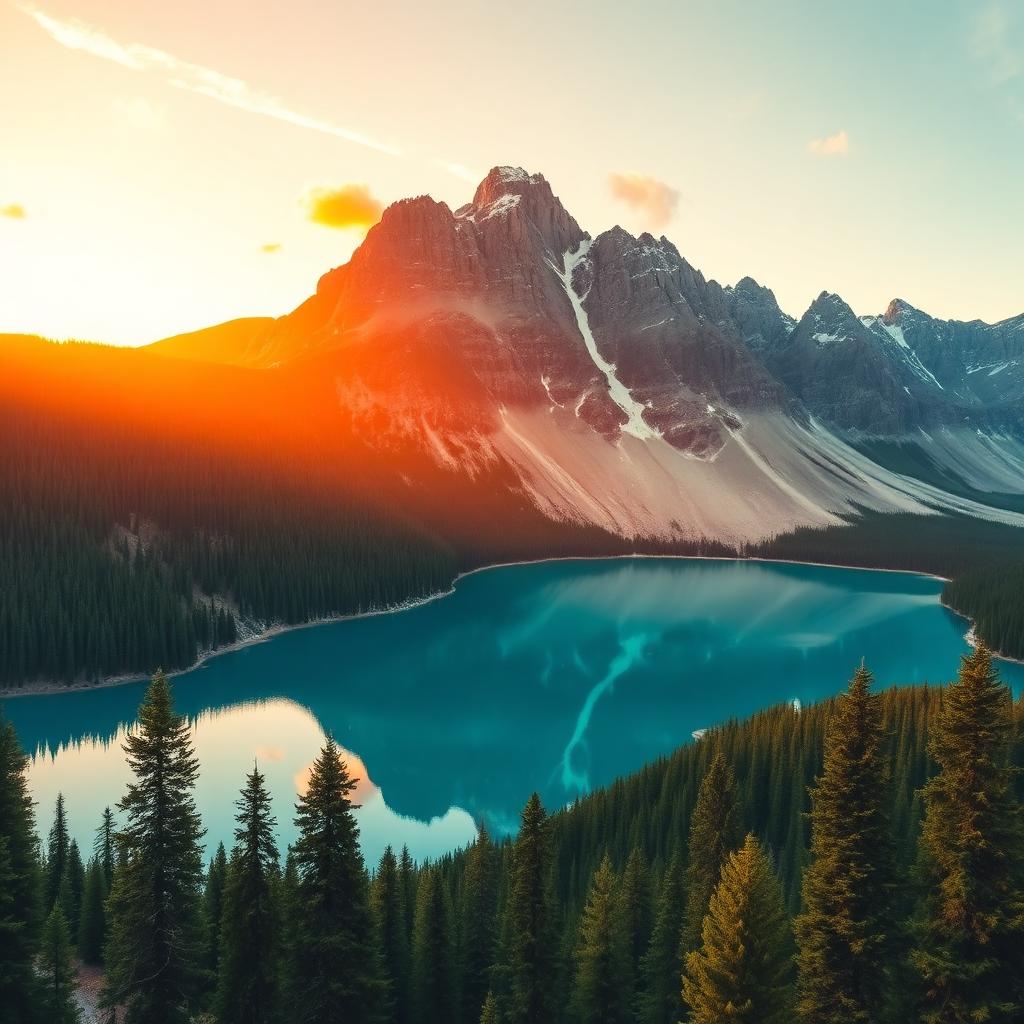 Remote backcountry adventure country